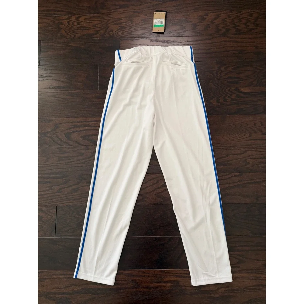 Nike Kids XL Dri-FIT Baseball Pants White Blue Stripe DX9171-103 NEW